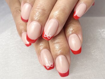 ヘアーアンドネイル ルシア(Hair&Nail Lucia)/定額リボンデザインネイル！