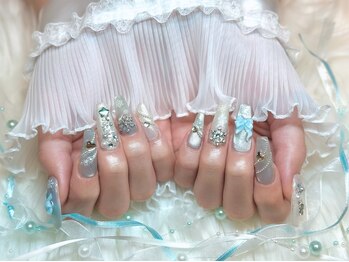 ベティネイル アイラッシュ(Betty Nail)/メンカラ冬ネイル スカルプ