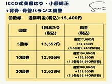 ソウノ 御茶ノ水(Souno)/回数券料金表