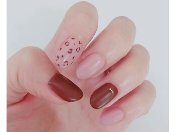 ストーリーアイラッシュアンドネイル(Story)/レオパード柄ネイル♪