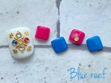 ネイルアンドまつげエクステ ブルーリーフ 四谷三丁目店(Blue Reef)/フット☆エスニックネイル