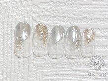 エムズネイルアイラッシュ(M's nail eyelash)/定額Bコース《クリアシルバー》