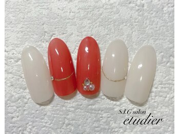 S.I.Gサロン エチュデイエ(etudier)/ハンドシンプルネイル☆