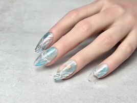 金魚ネイル　マグネット爽やかぁ