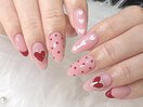 バレンタインネイル♪