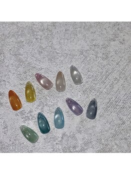 ネイルサロン ネイルシー(NaiL.C)の写真/〈Mag×Glitter〉夏にピッタリなキラキラグリッターデザイン☆