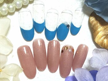 パーフェクトネイル 桜ヶ丘店(Perfect Nail)の写真/【￥5940☆選べるシンプルネイル】リーズナブルなアート込みネイル◎カラー変更OK