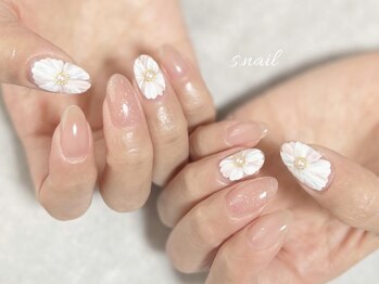 s.nail【エスネイル】大崎市古川 フィルイン対応/定額/ワンカラー/マグネットの写真/地爪に優しいフィルイン×完全プライベート空間♪大人女性のこだわりを満たす上質な貸切ネイルサロン