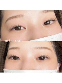 ニーチェ アイ(niche eye)/フラットラッシュ120本