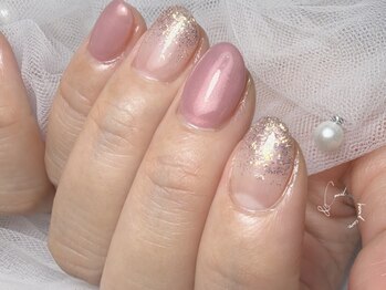 アンドシー(&C)の写真/自爪に優しいパラジェルと自爪を削らないフィルイン施術で美爪を目指しながら大人可愛いネイルが楽しめる！