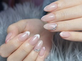 表情が変わるキラキラフレンチ