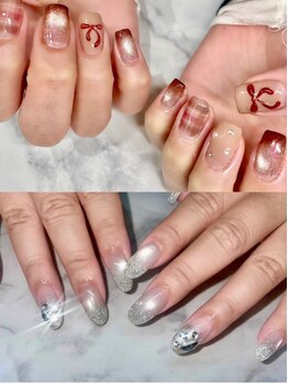 ルミ 上大岡店(Lumi)の写真/【パラジェルあり】水彩、インクなど最旬デザインもお任せ◎高技術だから叶うハイレベルなデザインも♪