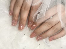 ルルネイル(Rurunail)/ちゅるんピンクとキルティング