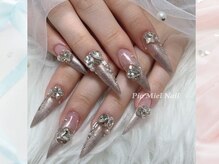 ピオミエルネイル 新宿(pio miel nail)/シルバーマグネットネイル