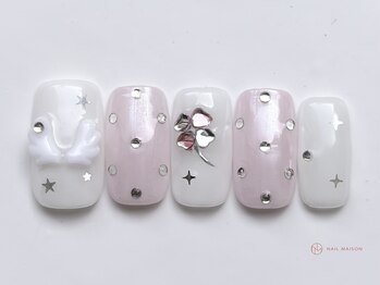 ネイルメゾン 池袋店(NAIL MAISON)/ふわふわウィッシュコア￥7800