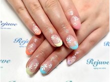 リジュベ(Rejuve)/カラフルフレンチネイル☆