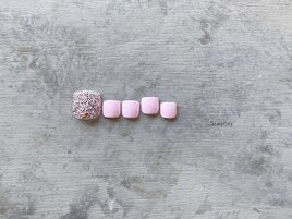 【フット】ツイードワンカラー