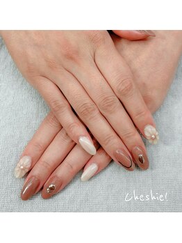 ネイルサロン チュシャ(cheshie)/お花が可愛いデザインです
