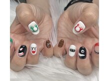 ネイルアンドアイラッシュスタジオ シュシュ(chouchou)/USJマリオ３DパーツオーダーOK