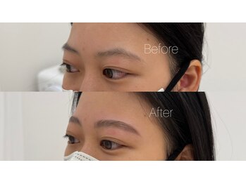 アウラ 表参道(AURA)/アイブロウワックス+HBL