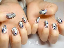 ヌル ネイル 新宿(NURU NAIL)/個性派/塗りかけ/ニュアンス