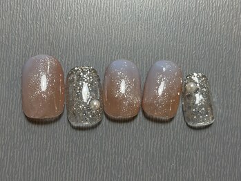 アイ ネイルズ 天神店(I nails)/夕焼けニュアンス　￥7000