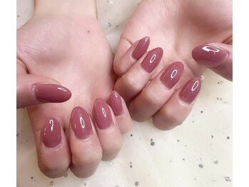 ローラネイル(Roller nail)/ジェルワンカラーコース¥5500