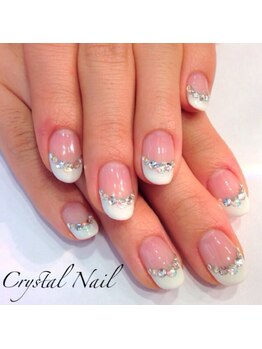 クリスタルネイル ボンベルタ橘店(CRYSTAL NAIL)/フレンチネイル