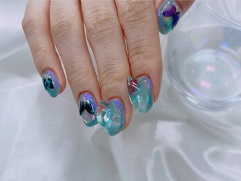 シェリーラメール 池袋店(cherie la mer)/うるうる氷ネイル ¥9,500