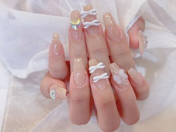 デコール 心斎橋(DECOR)/リボンワンホンネイル