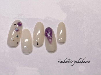 アンベリール 横浜店(Embellir)/(2253)水滴風ネイル