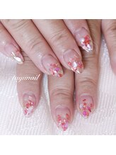 たゆ ネイル(たゆnail)/パラジェルカラフルネイル☆