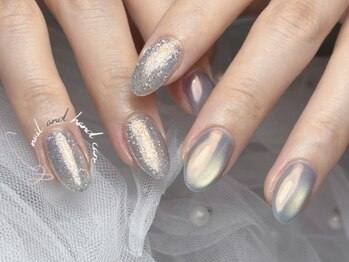 アンドシー(&C)の写真/トレンドのうるつやマグネット×写真映えフラッシュで褒められ大人可愛い虜ネイルに◎