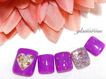 ネイルグラマラス 西新井店/《フットネイル》ストーンネイル