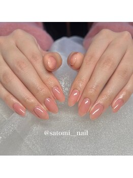 エムネイル ブランチ(Mネイル branch)/satomi担当:ちゅるんワンカラー