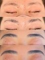 エイト 横浜店(eight)&nbsp;(上)眉毛パーマ(下)アイブロウWAX　