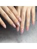 【ミラーネイル】　¥7000  ソフトジェルオフ込　クリアベース♪