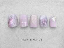 マリー ネイルズ いわきラトブ店(MARIE NAILS)/定額6600円税込 ニュアンス1114c
