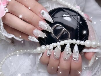 ベルグローアルファネイル(BELLE GROW ALPHA NAIL)/ホワイトラメネイル