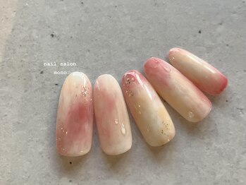 モノ(mono)/桃ネイル