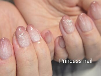 プリンセスネイル(Princess nail)/マグ×ピンクグラデ