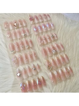 ワンホン定額チークネイル