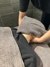 首肩トリートメント＋ヘッドスパ＋整体　90分13,000→12,800円