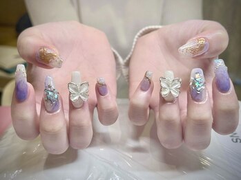 ルビーネイル 太閤通駅店(RUBY NAIL)/フリーデザイン10本スカルプ