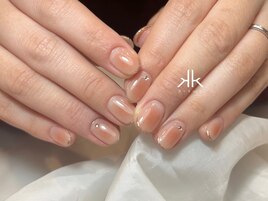 大人チークネイル(あやか)