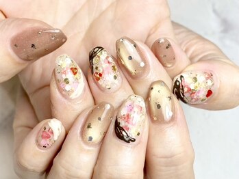 アイラッシュアンドネイル専門店 クラル(CURAR)の写真/ネイルメニュー人気No.1＜フリーコース60分新規平日¥7150＞時間内で自由にアートが出来る☆フットもOK！