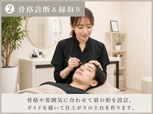 メンズルール 一宮店(Men'sルール)/【２】骨格診断/縁取り