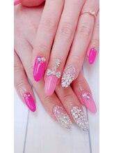 アイル ビューティーサロン(Airu Beauty Salon)/キラキラピンクネイル