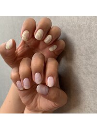 シンプルニュアンスネイル♪♪