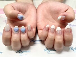 左右ちぐはぐネイル☆